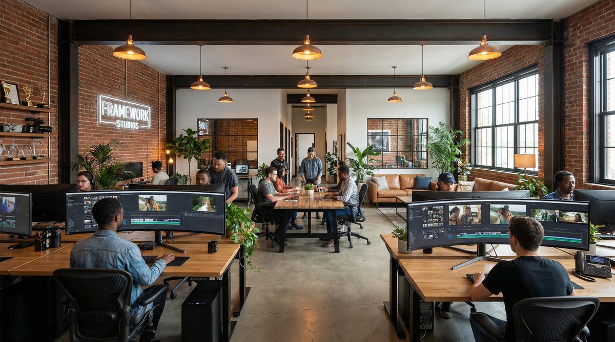 幼幼影视传媒公司办公环境